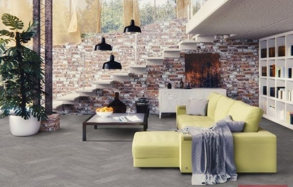 Ламиниран паркет 8 mm HERRINGBONE D 4739 ST – Pesaro Cement